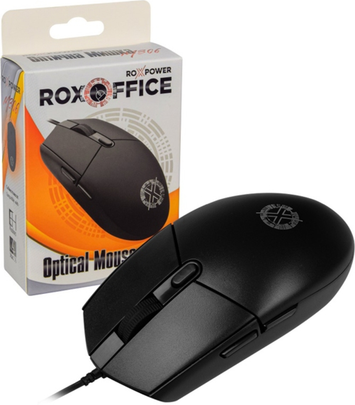 Мишка Mouse Roxpower M306 Optical, Чернана ниска цена с бърза доставка - BestPC.BG