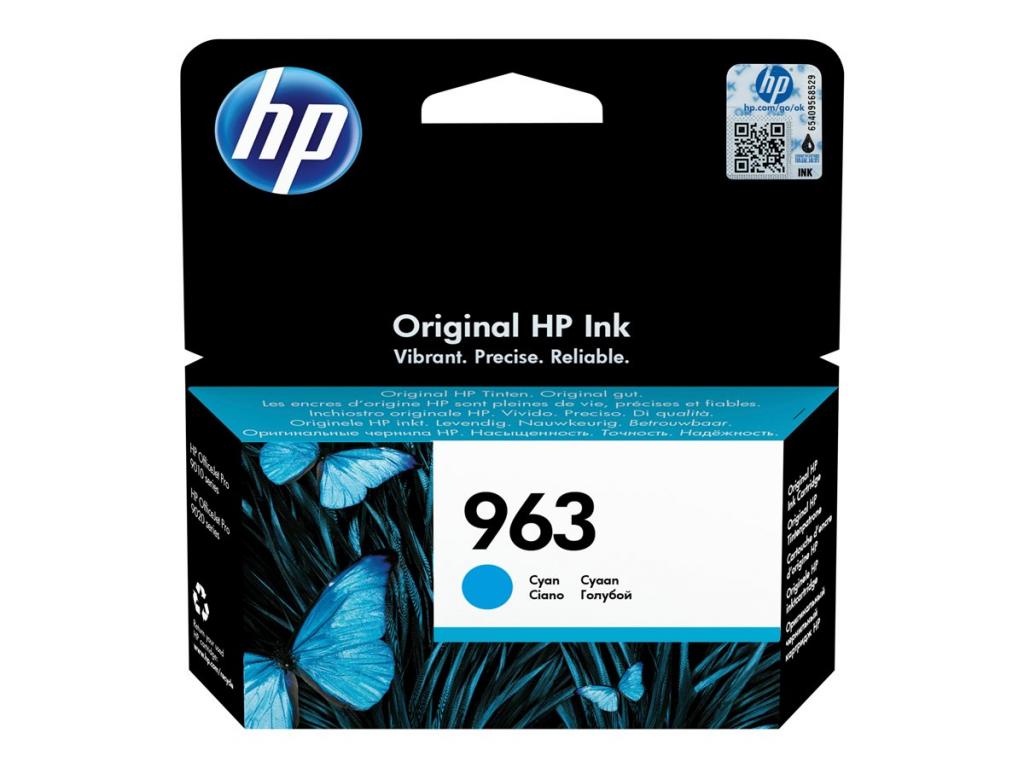 Касета с мастило HP 963 Cyan Original Ink Cartridgeна ниска цена с бърза доставка - BestPC.BG