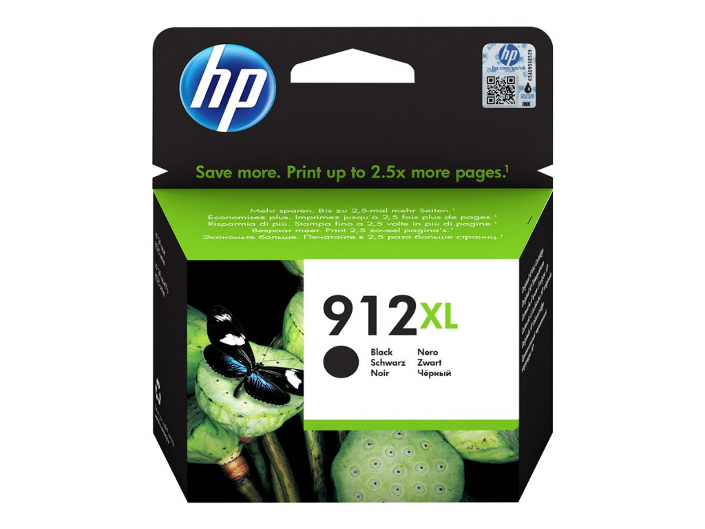 Касета с мастило HP 912XL High Yield Black Inkна ниска цена с бърза доставка - BestPC.BG