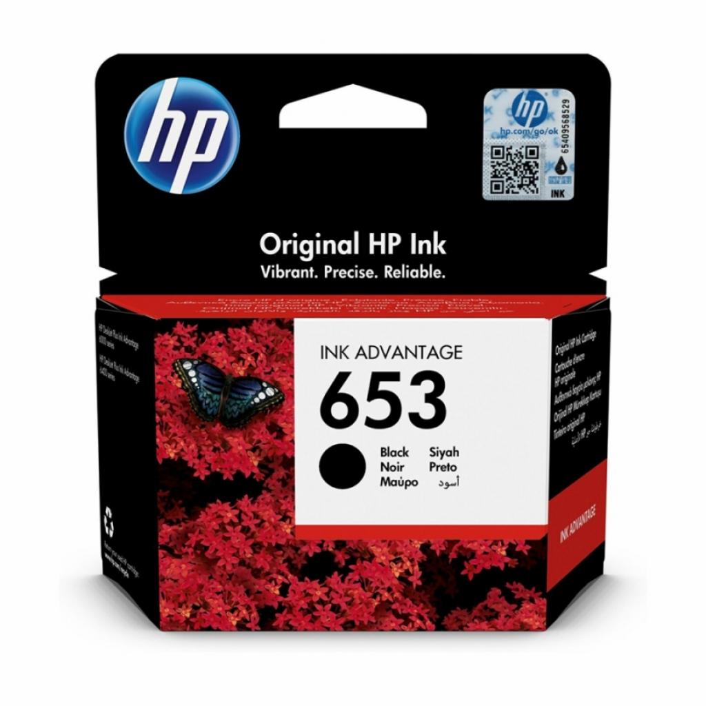 Касета с мастило HP 653 Black Original Ink Advantage Cartridgeна ниска цена с бърза доставка - BestPC.BG