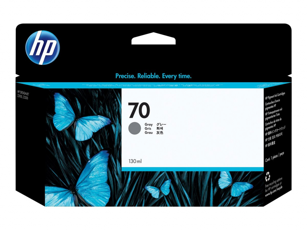 Касета с мастило HP 70 original Ink cartridge C9450A grey standard capacity 130ml 1-packна ниска цена с бърза доставка - BestPC.BG