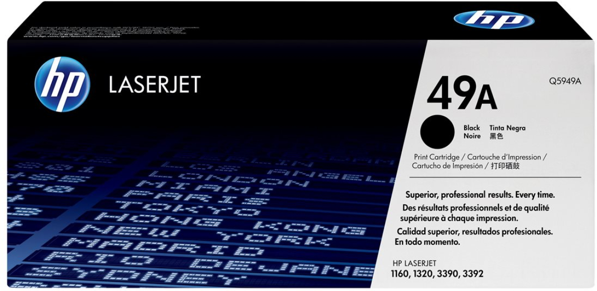 Тонер за лазерен принтер HP 49A original LaserJet Toner cartridge Q5945A black, 2.500 pagesна ниска цена с бърза доставка - BestPC.BG