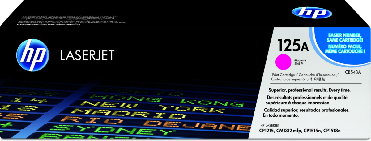 Тонер за лазерен принтер HP 125A Colour LaserJet original toner cartridge magentaна ниска цена с бърза доставка - BestPC.BG