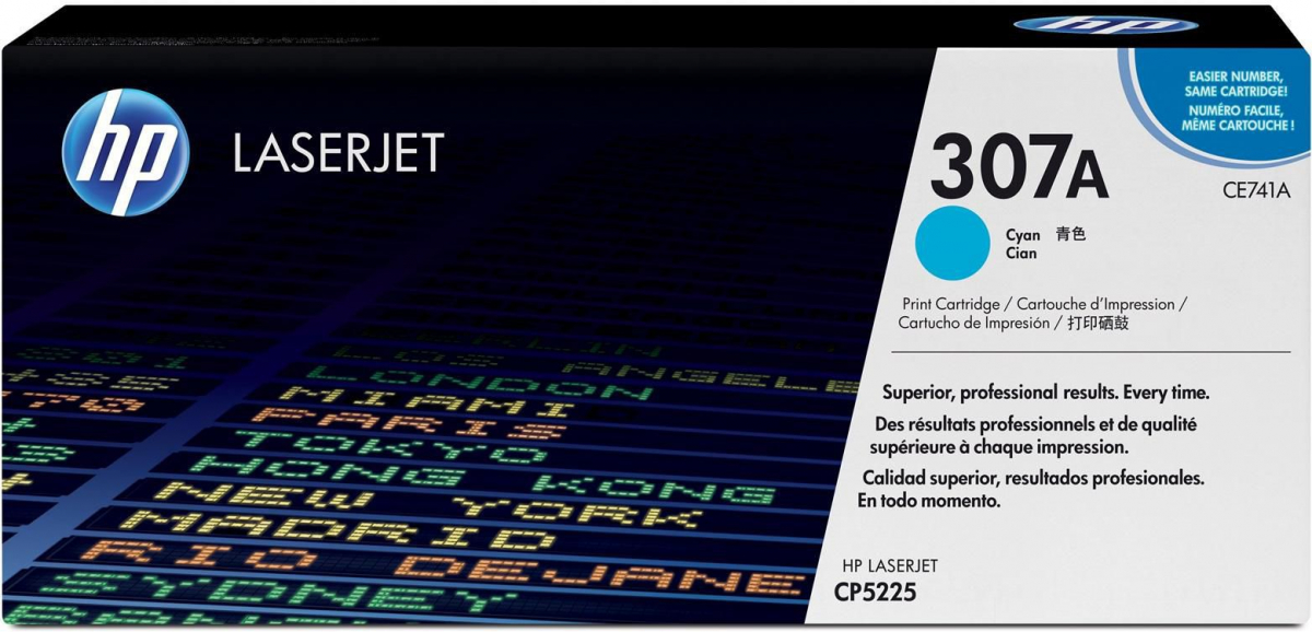 Тонер за лазерен принтер HP Colour LaserJet CE741A original toner cartridge cyan standard capacity 7.300на ниска цена с бърза доставка - BestPC.BG