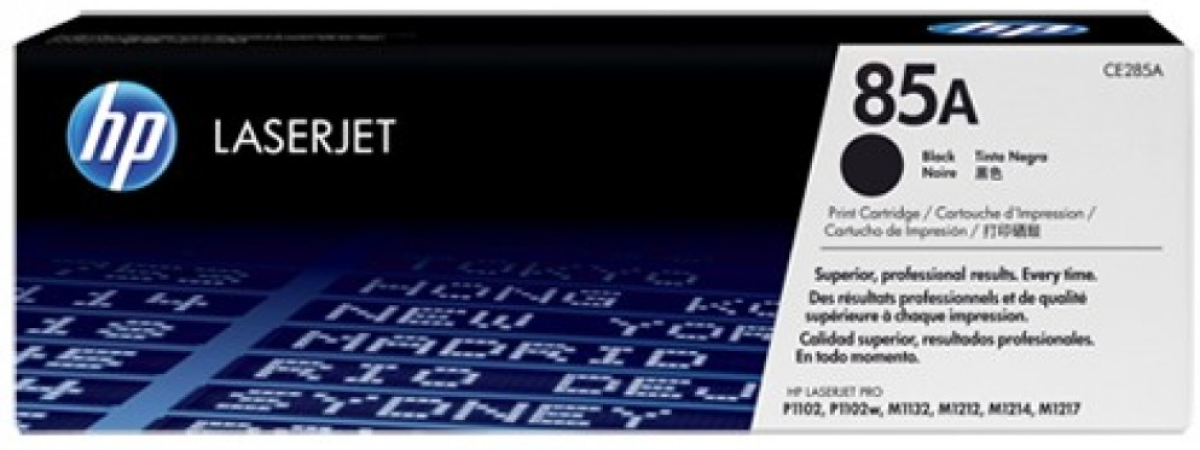 Тонер за лазерен принтер HP 85A original LaserJet Toner cartridge CE285A black standard capacityна ниска цена с бърза доставка - BestPC.BG