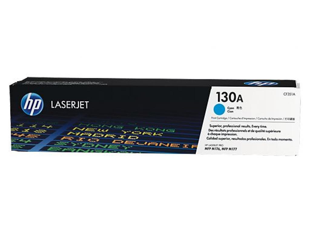 Тонер за лазерен принтер HP 130A original Toner cartridge CF351A cyan standard capacity 1.000 pages 1-packна ниска цена с бърза доставка - BestPC.BG