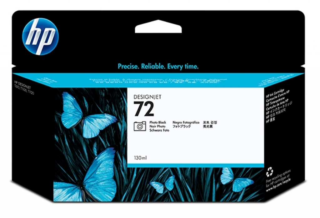 Касета с мастило HP 72 original UV Ink cartridge C9370A photo black high capacity 130ml 1-packна ниска цена с бърза доставка - BestPC.BG