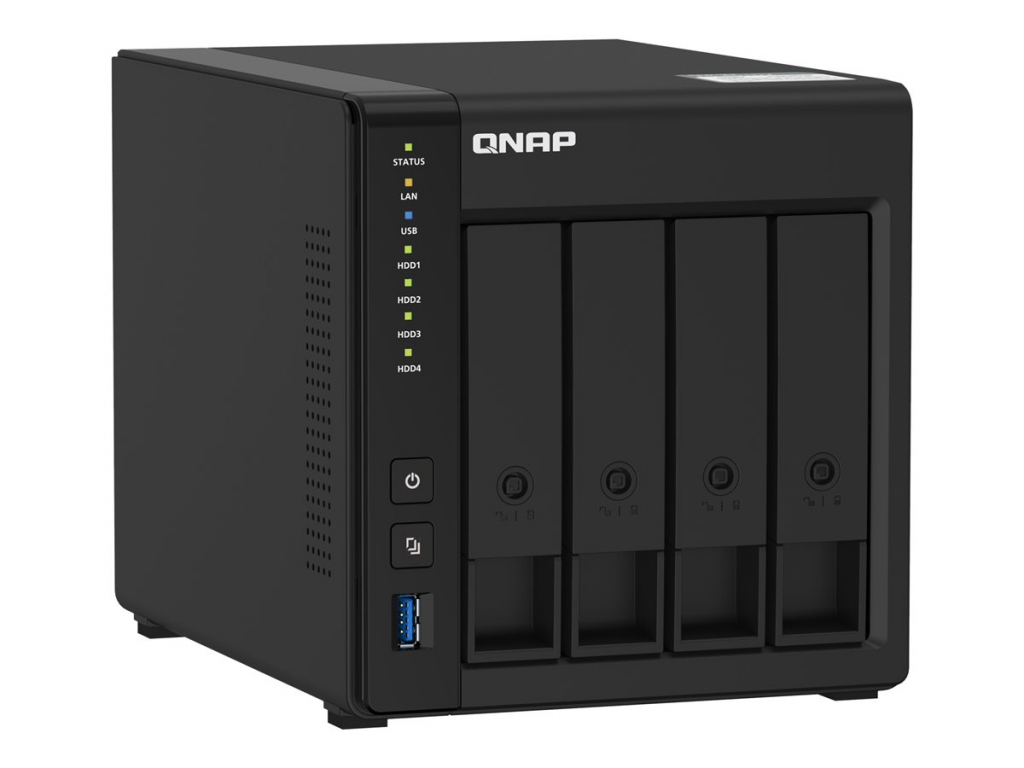 Мрежов сторидж (NAS/SAN) QNAP 4-Bay NAS Intel Celeron Gemini Lake J4025 dual-core 2.0GHz 2GB DDR4на ниска цена с бърза доставка - BestPC.BG