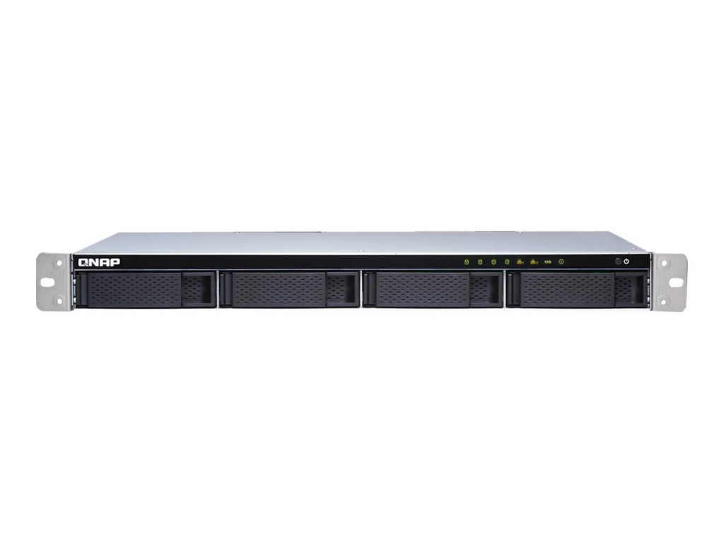 Мрежов сторидж (NAS/SAN) QNAP 4-Bay quad-core 1.7 GHz short-depth rackmount NAS with 100W power supplyна ниска цена с бърза доставка - BestPC.BG