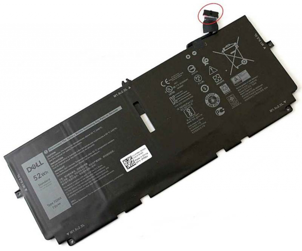 Батерия ОРИГИНАЛНА DELL XPS 13 9300 9310 722KKна ниска цена с бърза доставка - BestPC.BG