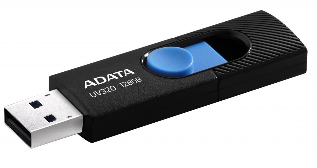 128GB USB UV320 ADATA BLACKна ниска цена с бърза доставка - BestPC.BG