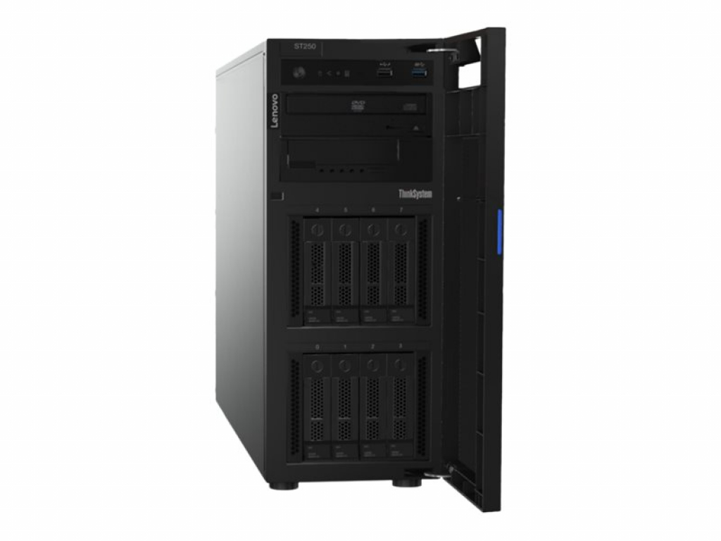 Сървър LENOVO ThinkSystem ST250 Xeon E-2278G 8C 3.4GHz 16MB Cache-80W 1x16GBна ниска цена с бърза доставка - BestPC.BG