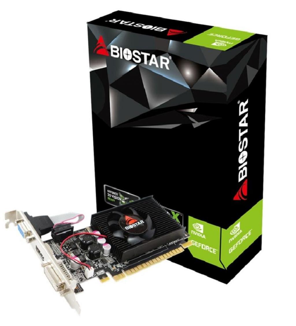 Видеокарта Видео карта BIOSTAR GeForce GT 610, 2GB, SDDR3, 64 bit, DVI-I, D-Sub, HDMIна ниска цена с бърза доставка - BestPC.BG
