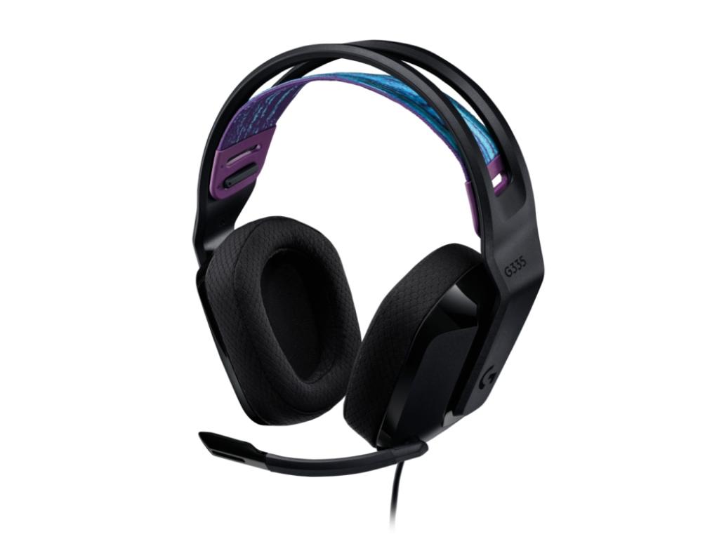 Слушалки Геймърски Logitech G335 Gaming Headset, PRO-G 40 mm Drivers, DTS Headphone:X 2.0, Чернина ниска цена с бърза доставка - BestPC.BG
