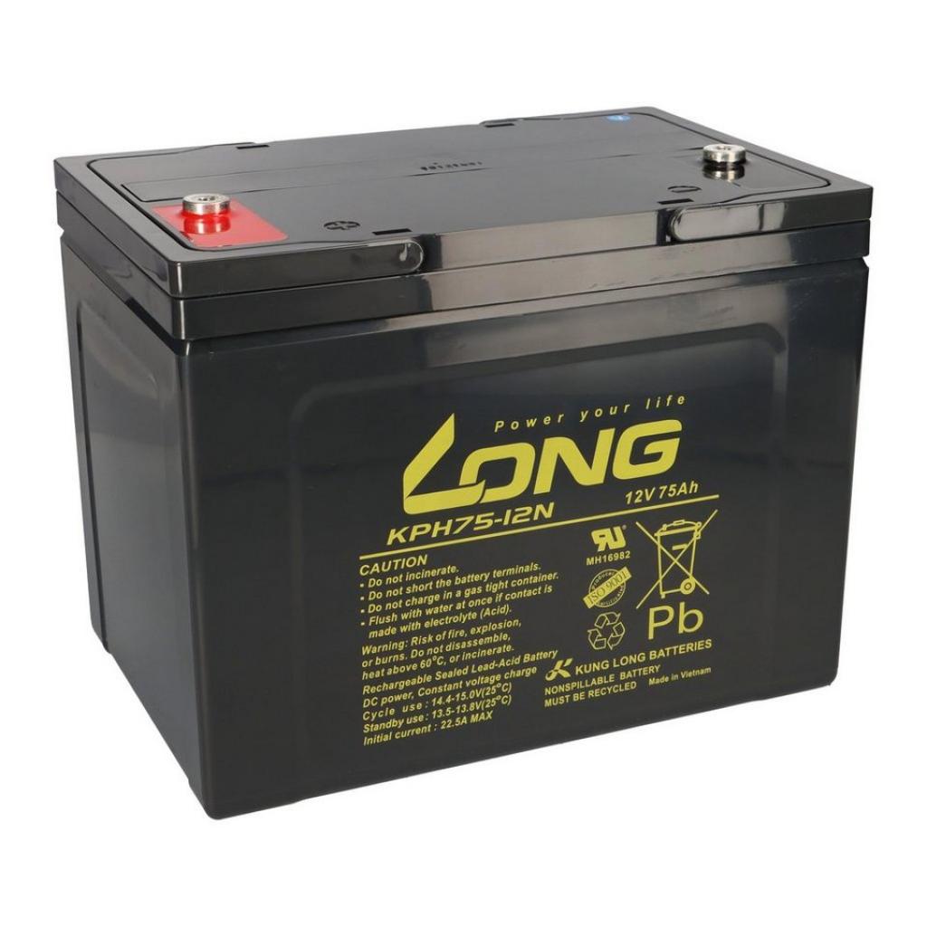 Батерия за UPS Aкумулаторна батерия Long KPH75-12NE, 12V, 75Ah за UPSна ниска цена с бърза доставка