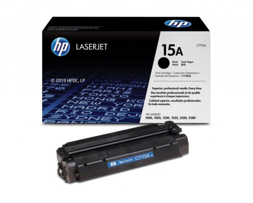 Тонер за лазерен принтер HP 15A, оригинален, за HP LaserJet 1000/1005/1200, 2500 копия, черенна ниска цена с бърза доставка - BestPC.BG