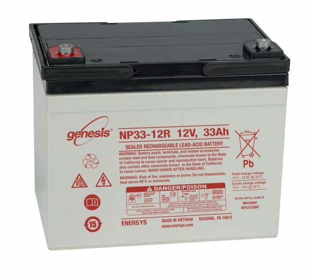 Батерия за UPS Aкумулаторна батерия Genesis NP33-12 12V 33Ah, 197 x 131 x 158 mmна ниска цена с бърза доставка