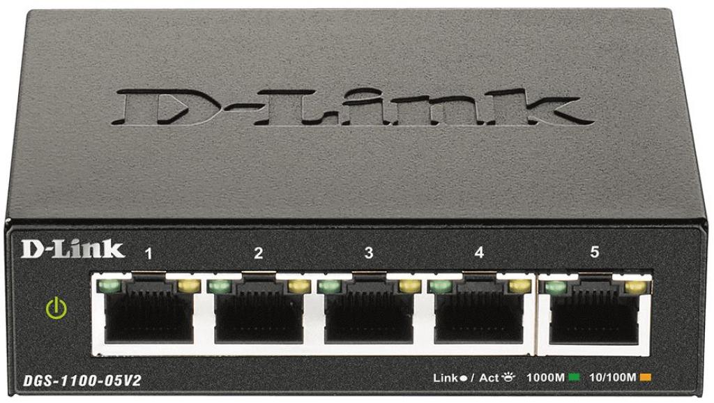 Комутатор/Суич D-Link 5-Port Gigabit Smart Managed Switchна ниска цена с бърза доставка - BestPC.BG