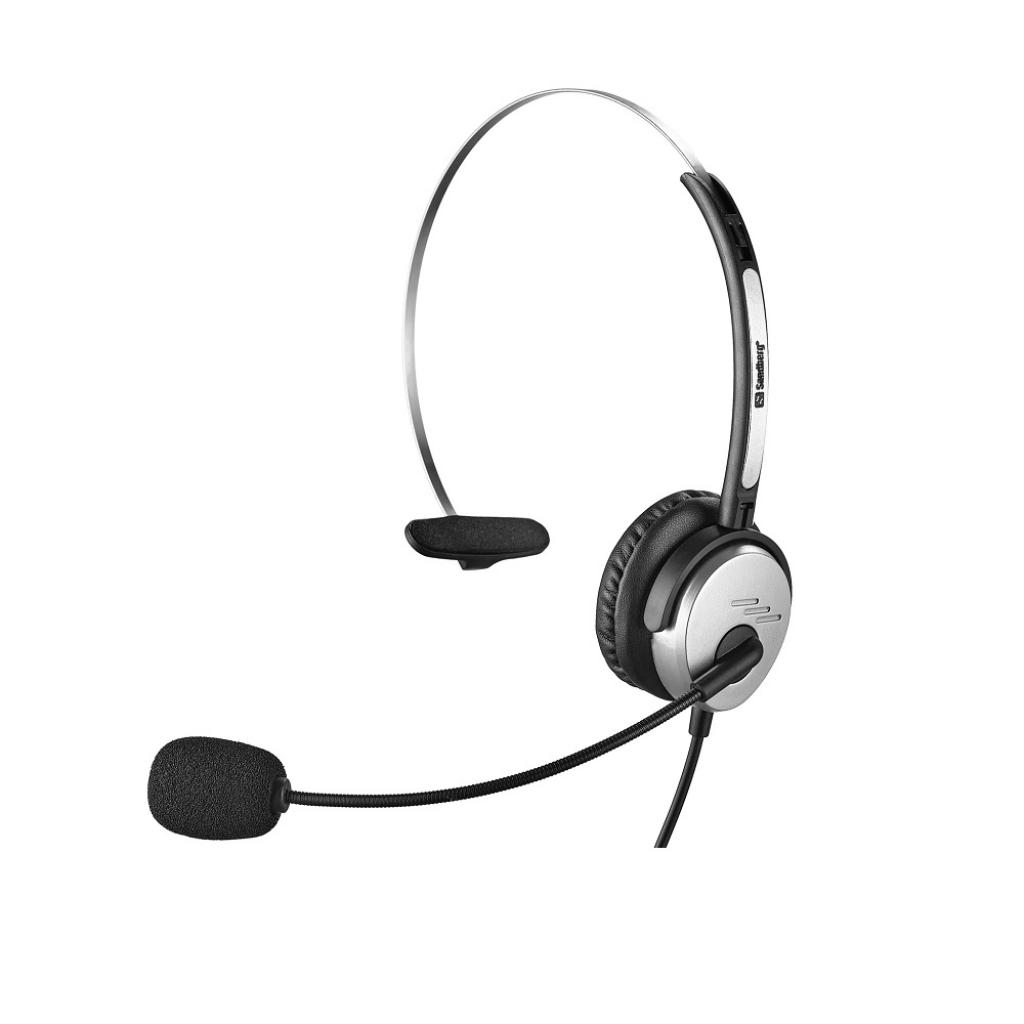 SANDBERG SNB-326-11 :: Слушалки с микрофон MiniJack Mono Headset Saverна ниска цена с бърза доставка - BestPC.BG