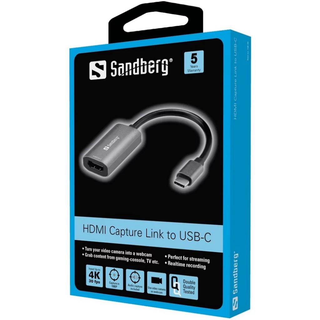 Мултимедиен продукт SANDBERG SNB-136-36 :: HDMI Capture Link към USB-Cна ниска цена с бърза доставка - BestPC.BG