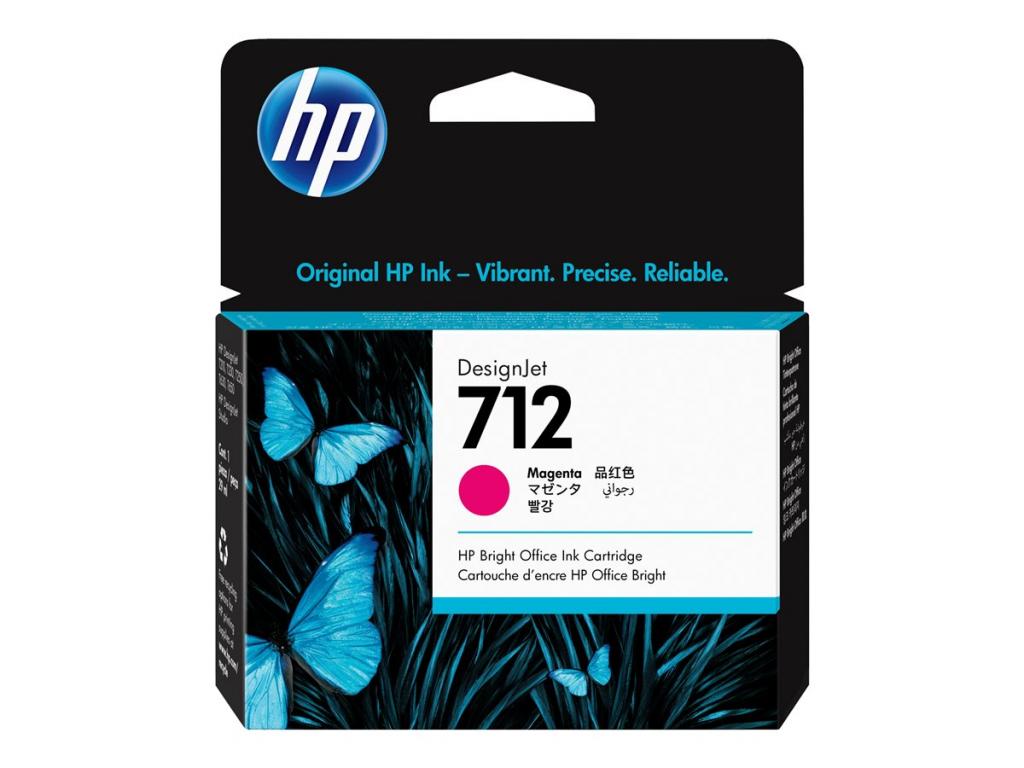 Касета с мастило HP 712 29-ml Magenta DesignJet Ink Cartridgeна ниска цена с бърза доставка - BestPC.BG