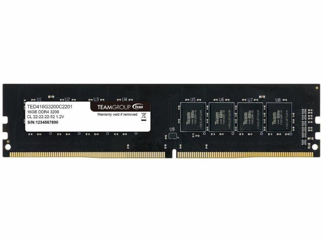 Памет за компютър TEAM GROUP Elite 8GB DDR4 3200MHz C22на ниска цена с бърза доставка - BestPC.BG