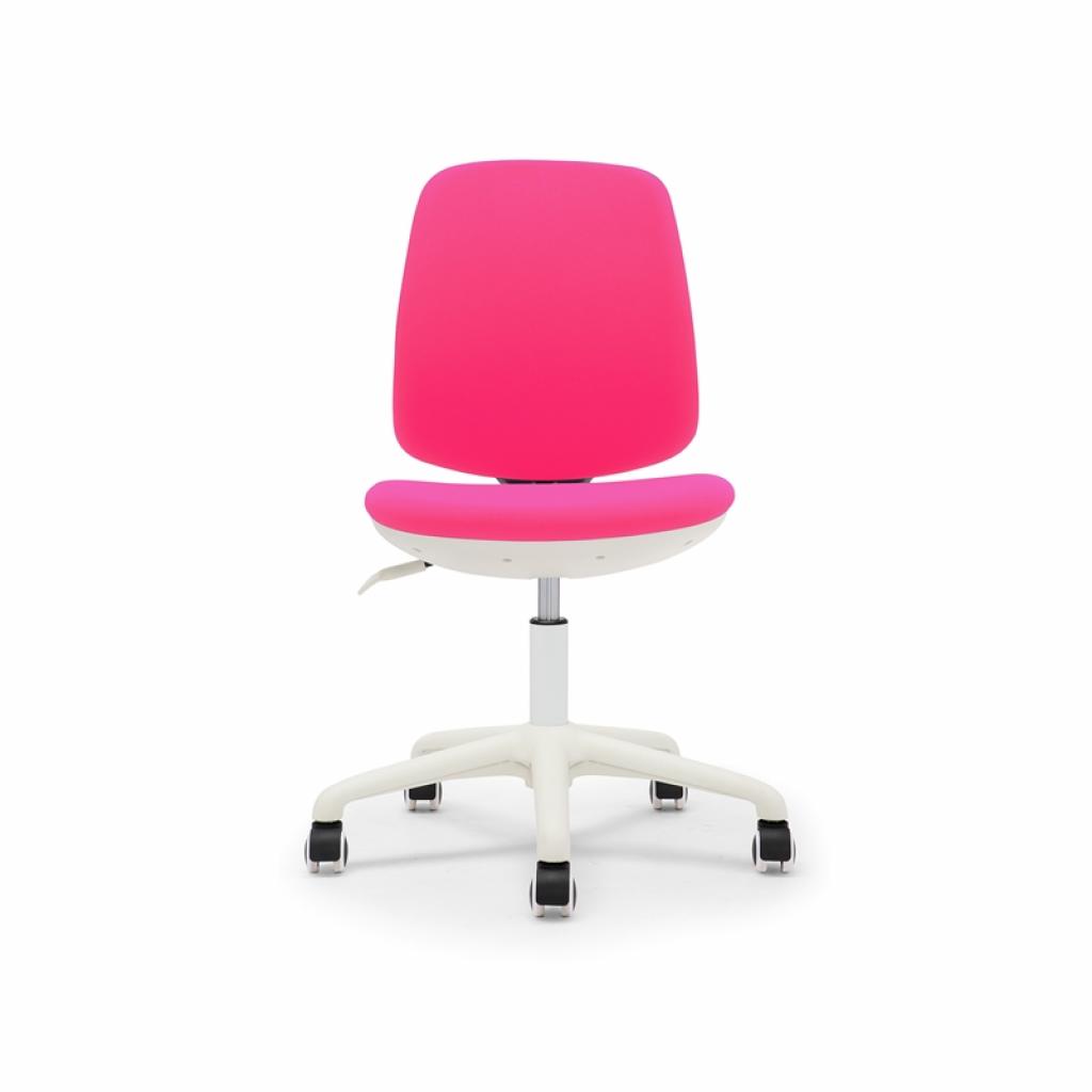 Продукт RFG Детски стол Lucky White, дамаска, розова седалка, розова облегалкана ниска цена с бърза доставка