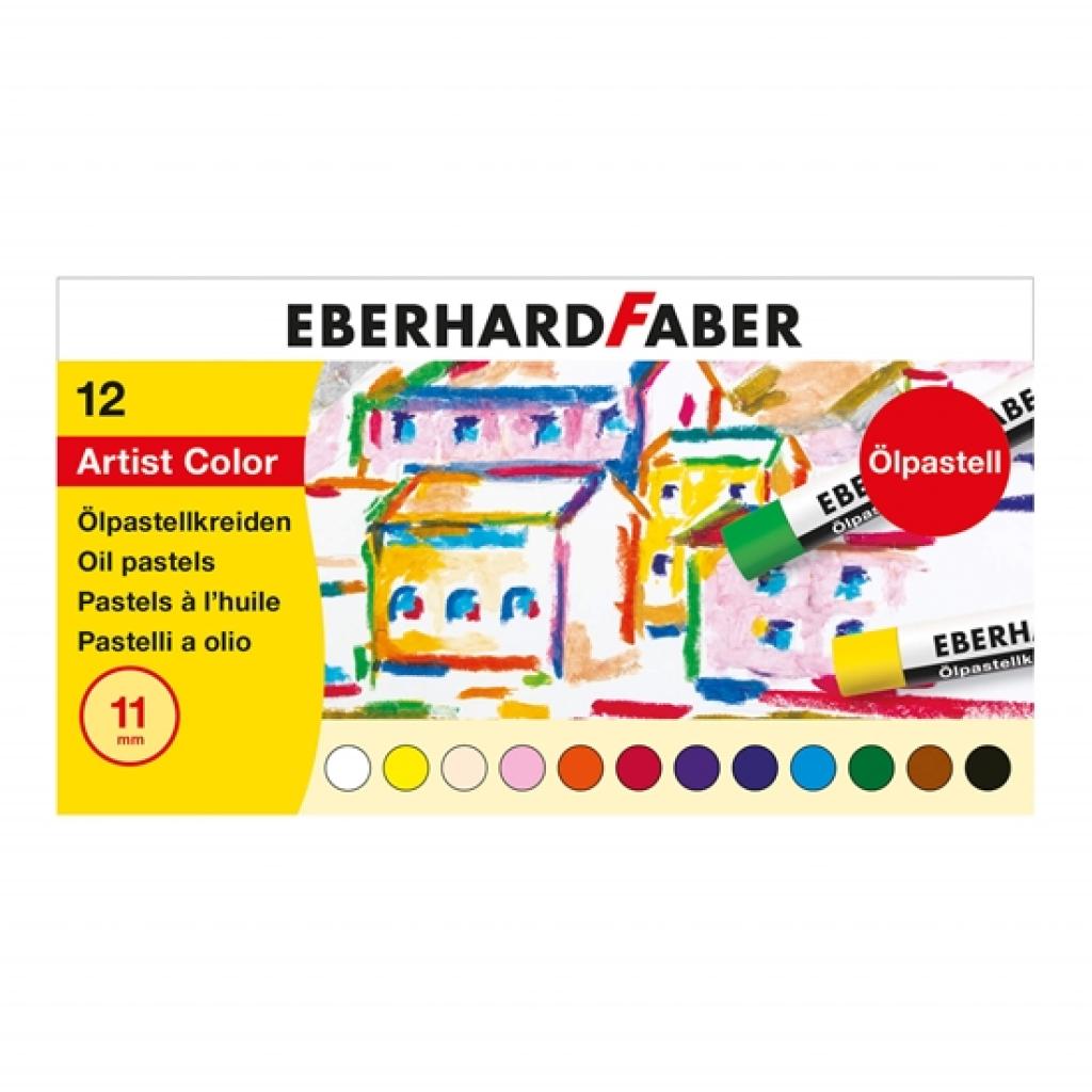 Eberhard Faber Маслени пастели, 12 цвятана ниска цена с бърза доставка - BestPC.BG