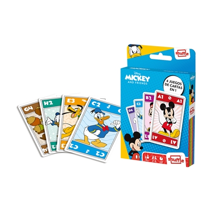 Cartamundi Карти за игра Mickey Mouse, 4 в 1на ниска цена с бърза доставка - BestPC.BG