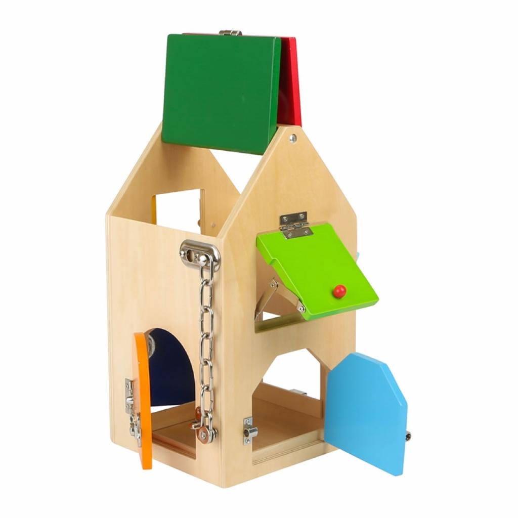 Small Foot Къща с ключалки, дървена, 15 x 15 x 28 cmна ниска цена с бърза доставка - BestPC.BG