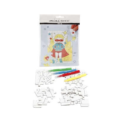 Creativ Company Пъзел Супергерои, за оцветяване, с 4 броя маркерина ниска цена с бърза доставка - BestPC.BG