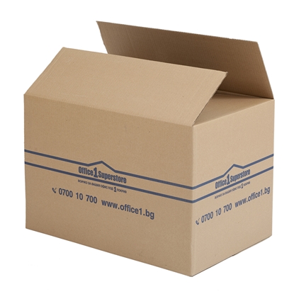 Продукт Office 1 Кашон, 295 x 195 x 200 mm, кафявна ниска цена с бърза доставка - BestPC.BG