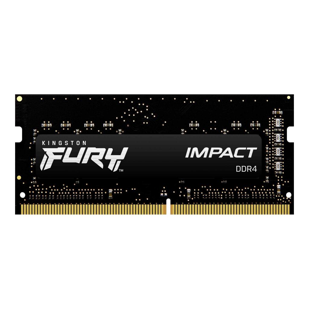 Памет Kingston FURY IMPACT 8GB SODIMM DDR4 PC4-25600 3200MHz CL20 KF432S20IB-8на ниска цена с бърза доставка - BestPC.BG