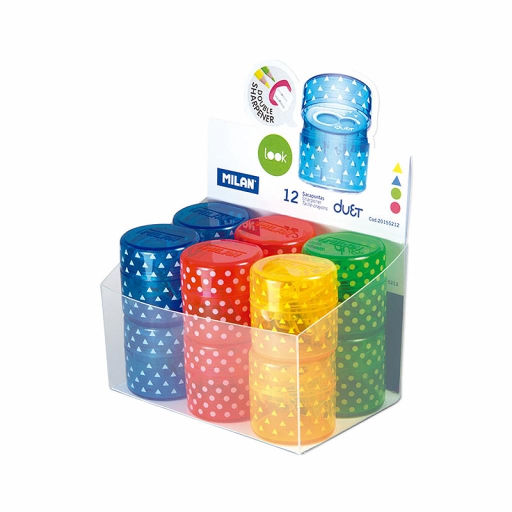 Milan Острилка Duet Look, двойна, асорти, 12 брояна ниска цена с бърза доставка - BestPC.BG