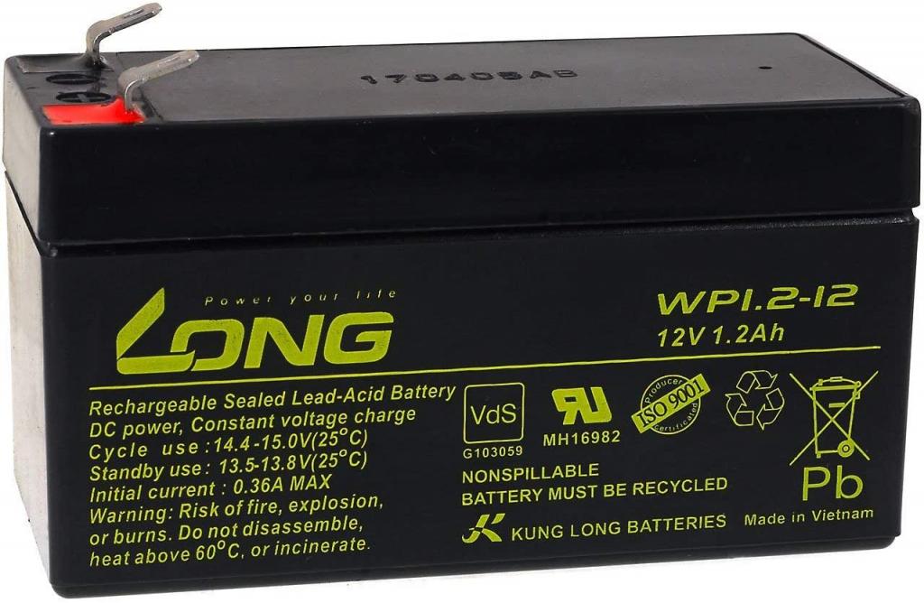 Aкумулаторна батерия Long WP1.2-12, 12V, 1.2Ahна ниска цена с бърза доставка - BestPC.BG
