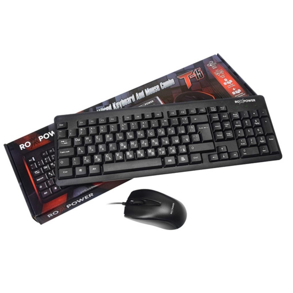 Клавиатура Keyboard&Mouse Set Roxpower T-15, Чернана ниска цена с бърза доставка - BestPC.BG