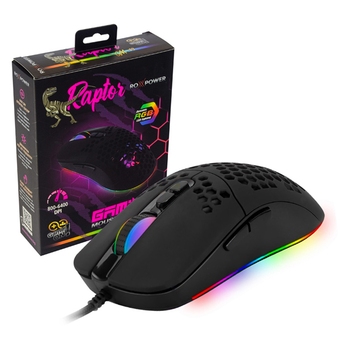 Мишка Геймърска Mouse Roxpower GM-19 Gaming RGB Optical, Чернана ниска цена с бърза доставка - BestPC.BG