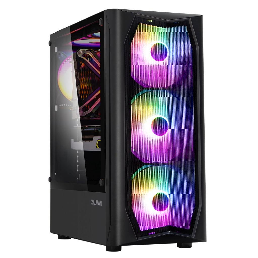 Zalman кутия за компютър Case ATX - N4 - RGB, Tempered Glassна ниска цена с бърза доставка - BestPC.BG