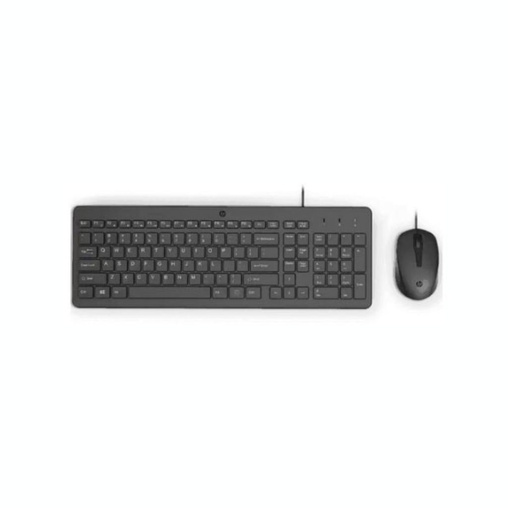 Клавиатура HP 150 Wired Mouse and Keyboard (EN), Чернана ниска цена с бърза доставка - BestPC.BG