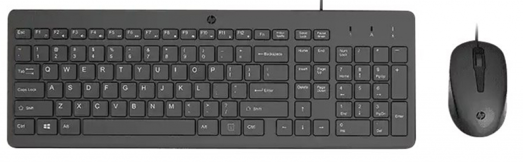 Клавиатура HP 100 Wired Mouse and Keyboard (BG)на ниска цена с бърза доставка - BestPC.BG