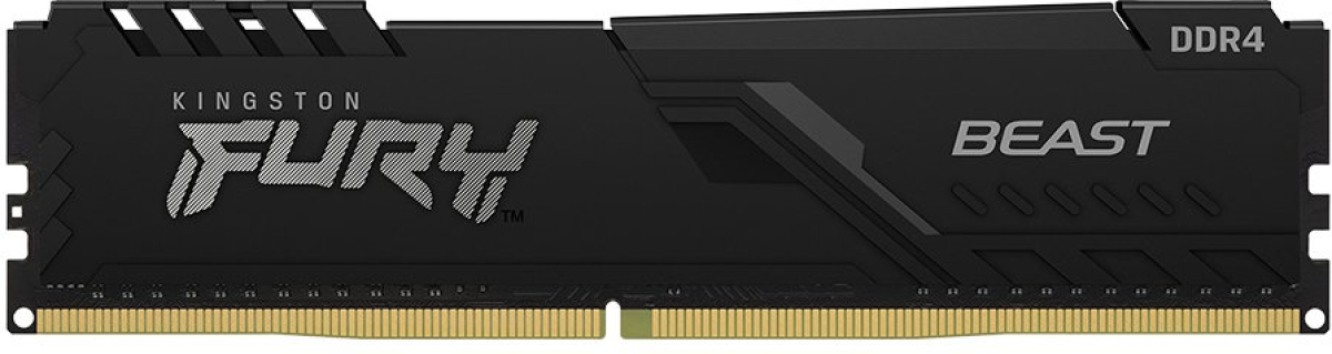 Памет Kingston DRAM 8GB 3200MT-s DDR4 CL16 DIMM FURY Beast Blackна ниска цена с бърза доставка - BestPC.BG