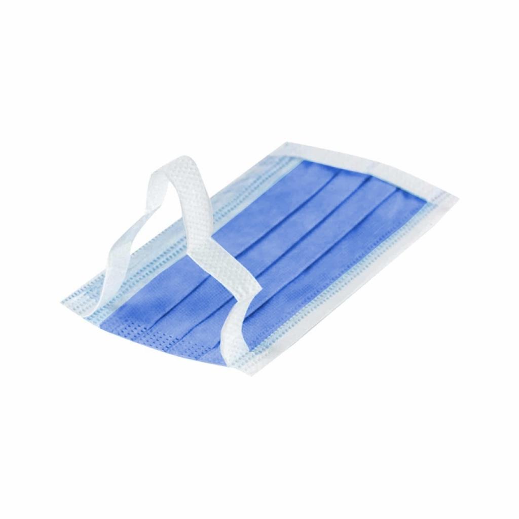 Маска за еднократна употреба Hunts, тъмносиня, с широк ластикна ниска цена с бърза доставка - BestPC.BG