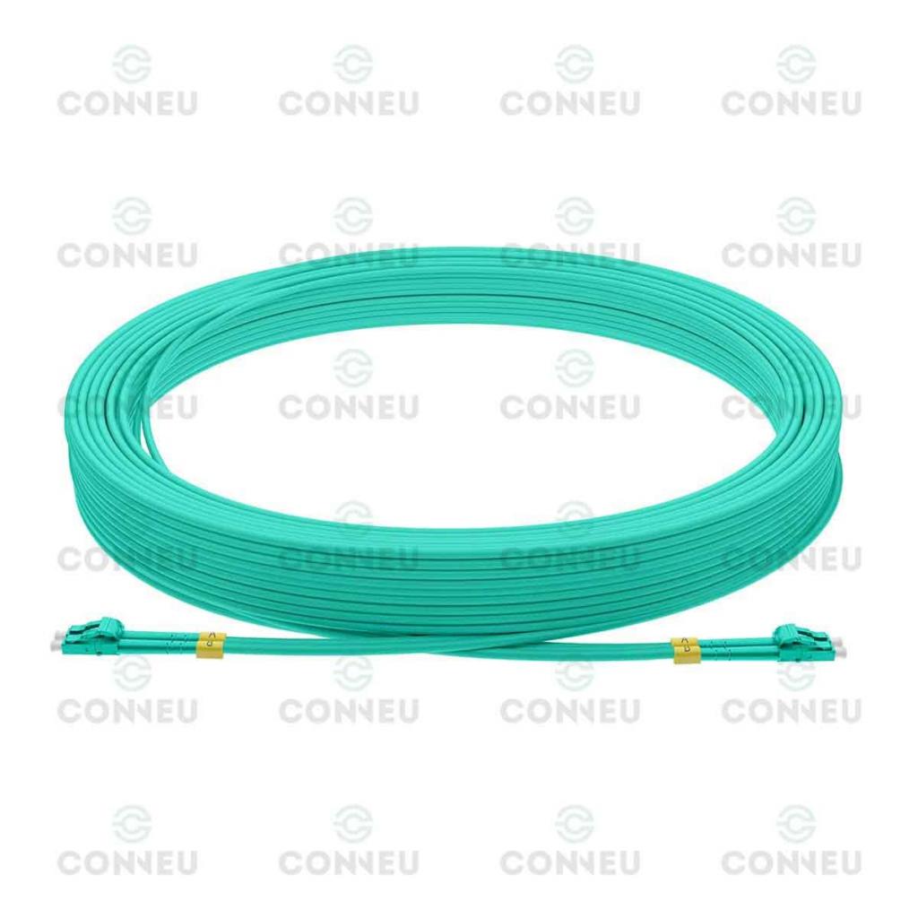 Оптична пач корда Оптичен пач кабел, LC-LC мулти мод OM3 дуплекс, 3мм, 50м.на ниска цена с бърза доставка - BestPC.BG