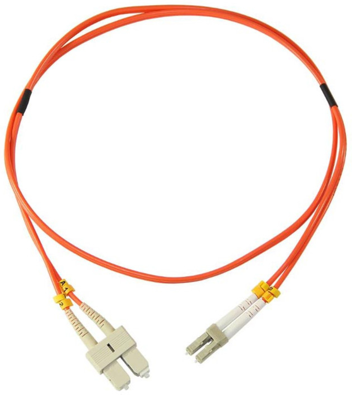 Оптична пач корда LC-SC Мулти мод 50/125 OM2 двойна, 3м.на ниска цена с бърза доставка - BestPC.BG