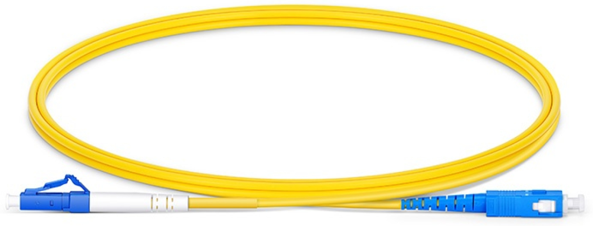 Оптична пач корда LC/UPC-SC/UPC Сингъл мод 9/125, 1м.на ниска цена с бърза доставка - BestPC.BG