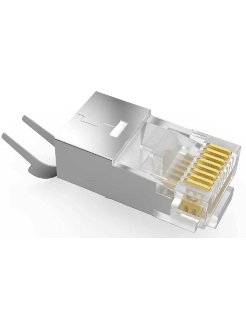 RJ45 конектор за кабел категория 6a, екраниранна ниска цена с бърза доставка - BestPC.BG