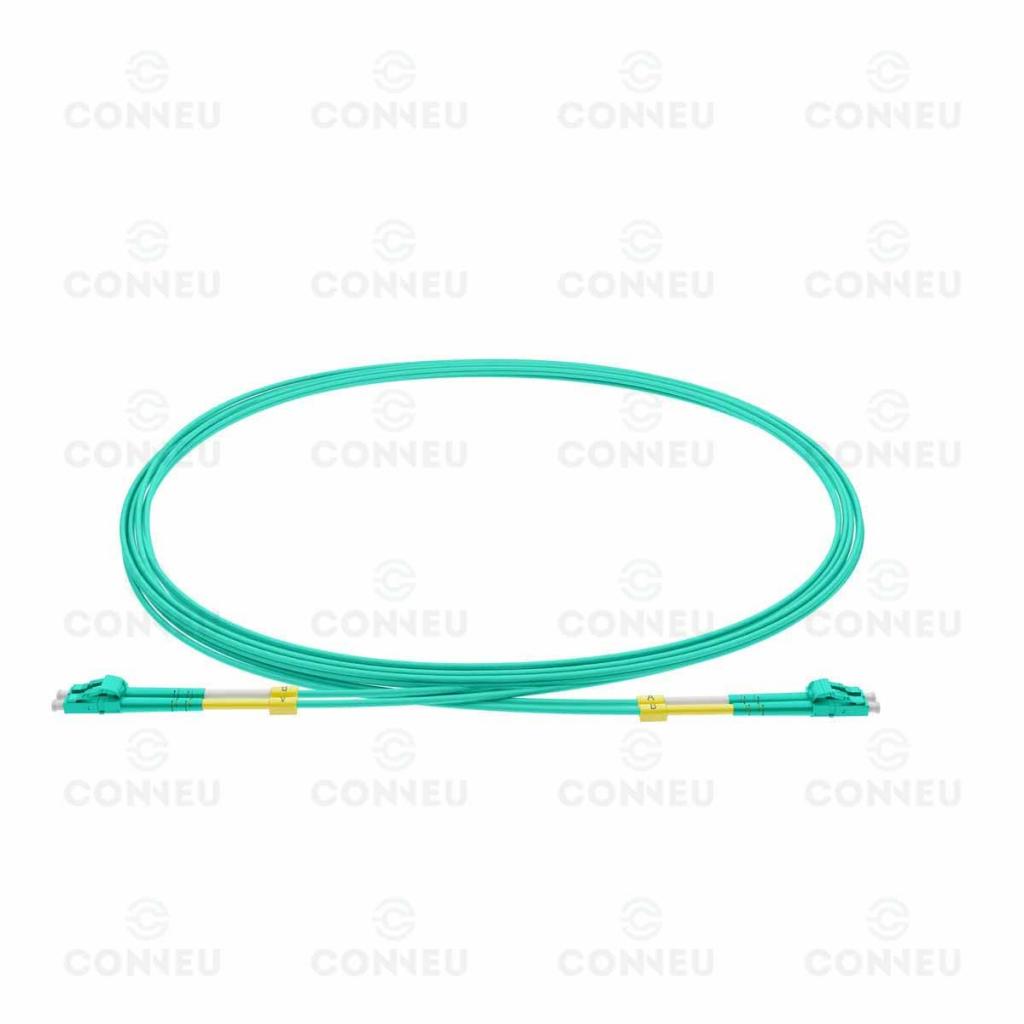 Оптична пач корда Оптичен пач кабел, LC-LC мулти мод OM3 дуплекс, 2мм, 3м.на ниска цена с бърза доставка - BestPC.BG