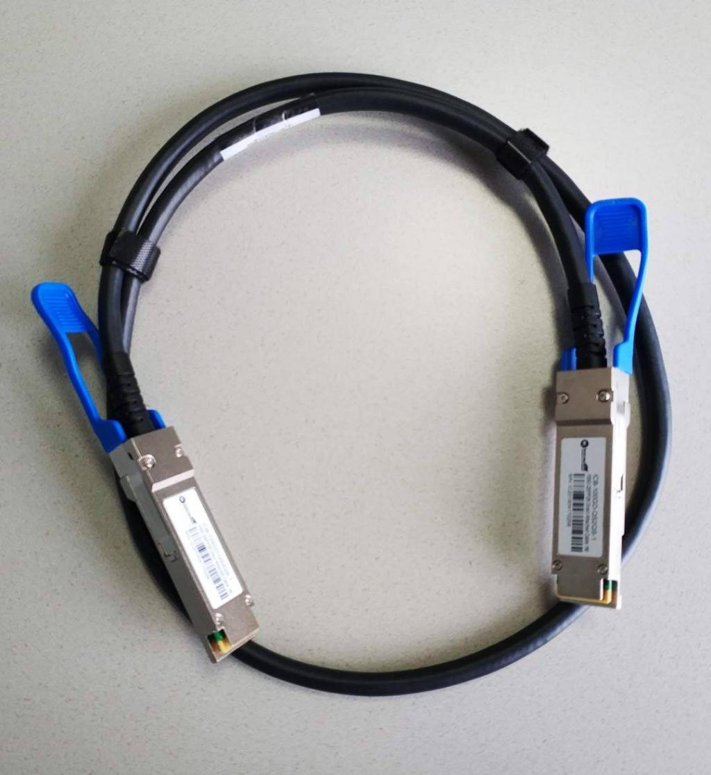 100G QSFP28 към QSFP28 DAC кабел, 5 метрана ниска цена с бърза доставка - BestPC.BG