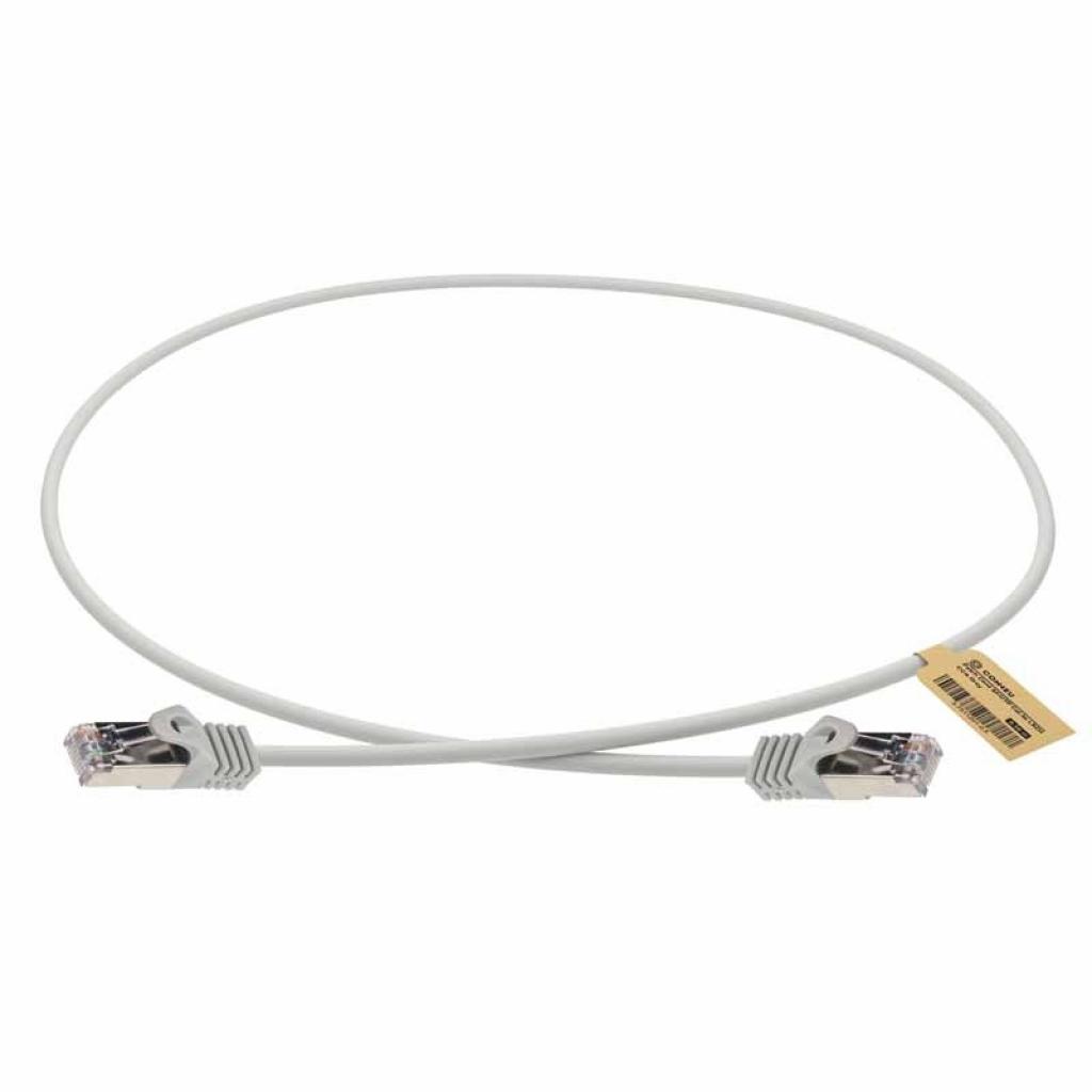 Пач корда, SF/UTP, кат.5e LSZH CCA, сива, 0.5m.на ниска цена с бърза доставка - BestPC.BG