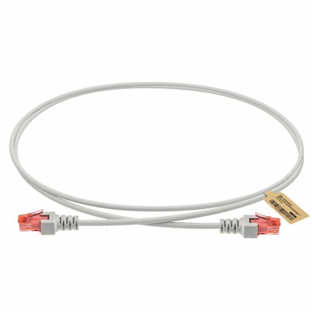 Пач корда, U/UTP, кат.6 LSZH CCA, сива 1м.на ниска цена с бърза доставка - BestPC.BG